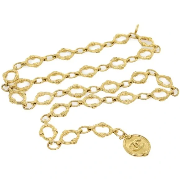 Chanel Gold Medallion Chain Statement Belt - Picture 3 of 7